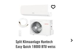 Split Klimaanlage Hantech Easy Quick 18000 BTU weiss