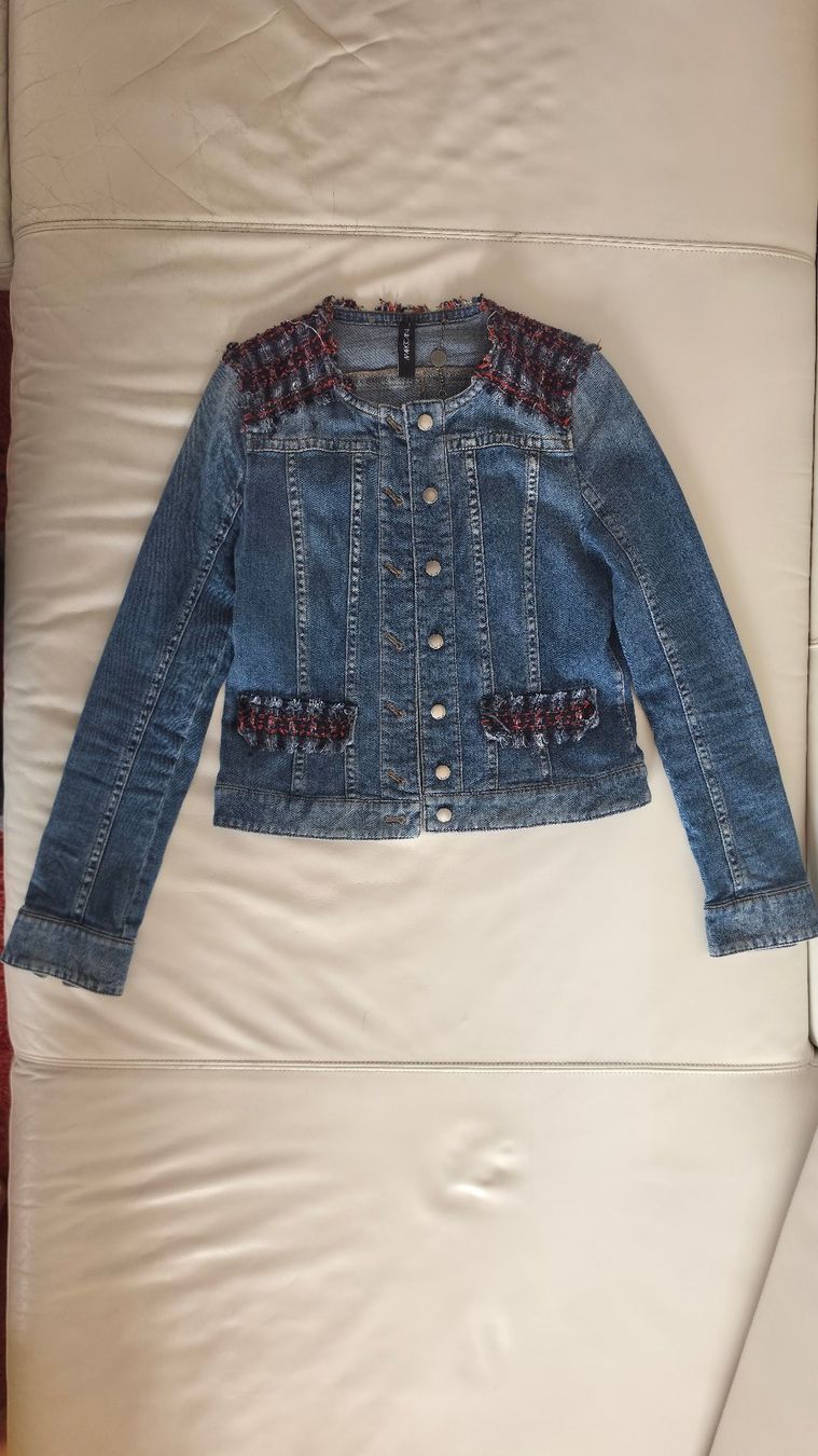 Marc Cain Giacche: Marc Cain Jeansjacke, Gr. N2 / ca. 36 Designerjacke – Usato da St. Gallen venduto da Edenbaum