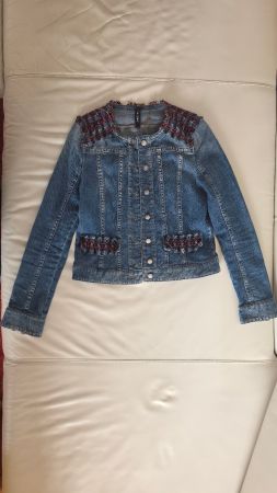 Marc Cain Jeansjacke, Gr. N2 / ca. 36 Designerjacke