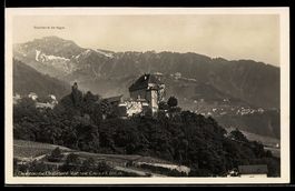 AK Châtelard, Château du Châtelard, Vue sur Caux et Glion