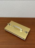 Vintage Briefmarkenpresse Alu massiv kleine Briefpresse