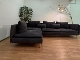 Modular Ecksofa Gratis Lieferung Schwarz