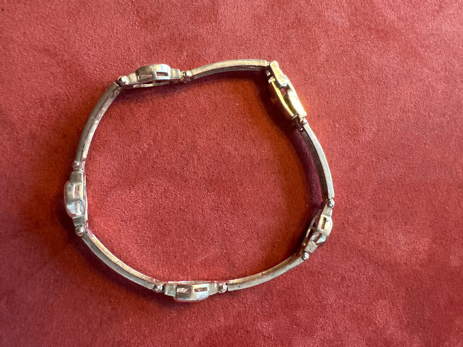 Armbänder & -reifen: Silber Armkette 925 mit Strass – Gebraucht aus Herbriggen von Sehrazade 1