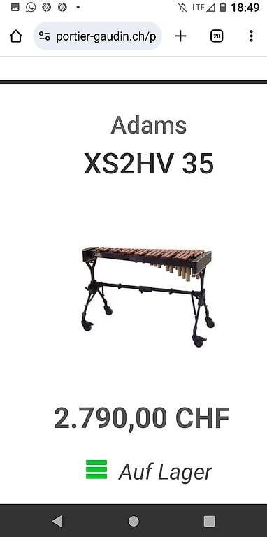 Strumenti musicali: Konzertxylophon Solist von Adams – Usato da Horw venduto da Afeti