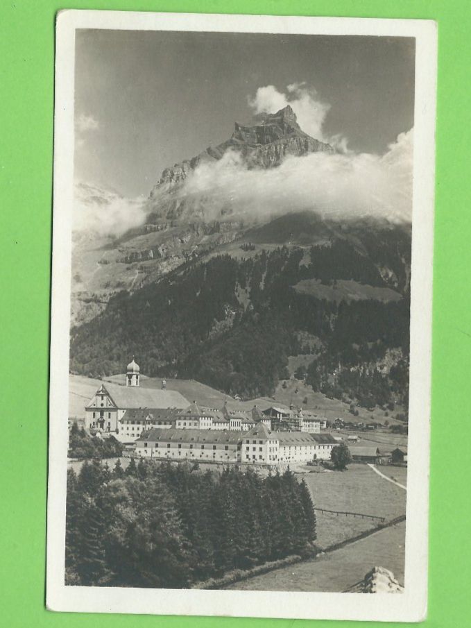 Cartoline postali: Engelberg Kloster mit Hahnen – Usato da Zürich venduto da t24_de