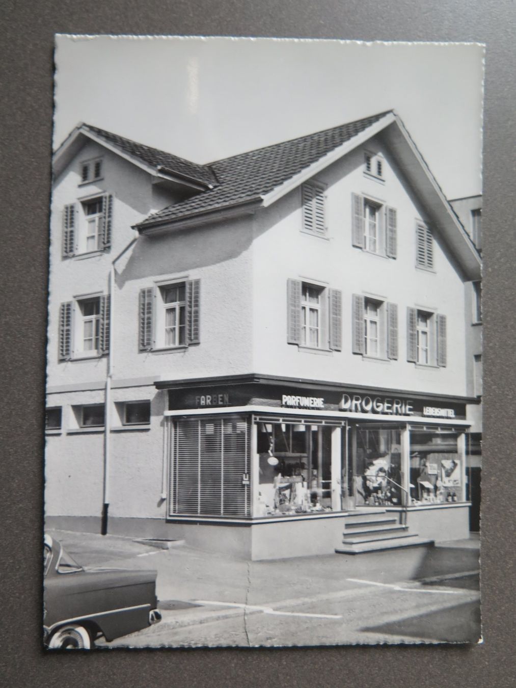 Ansichtskarten: WOHLEN - POSTPLATZ - DROGERIE – Gebraucht aus Wittenbach von lipasal