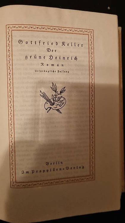 Livres: Schöne antike Ausgabe der Werke von Gottfried Keller – D'occasion à Wohlen AG par KuhnUrs 2