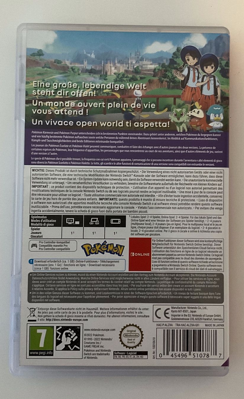 Pokémon Giochi: Pokémon Karmesin Switch – Usato da Wettingen venduto da __mj81 1