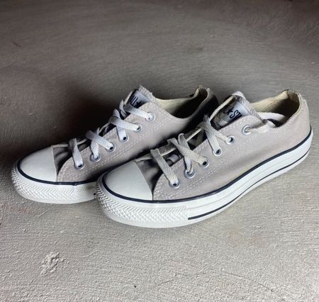 Converse All Star grises, taille 37.5, parfaites pour l'été!