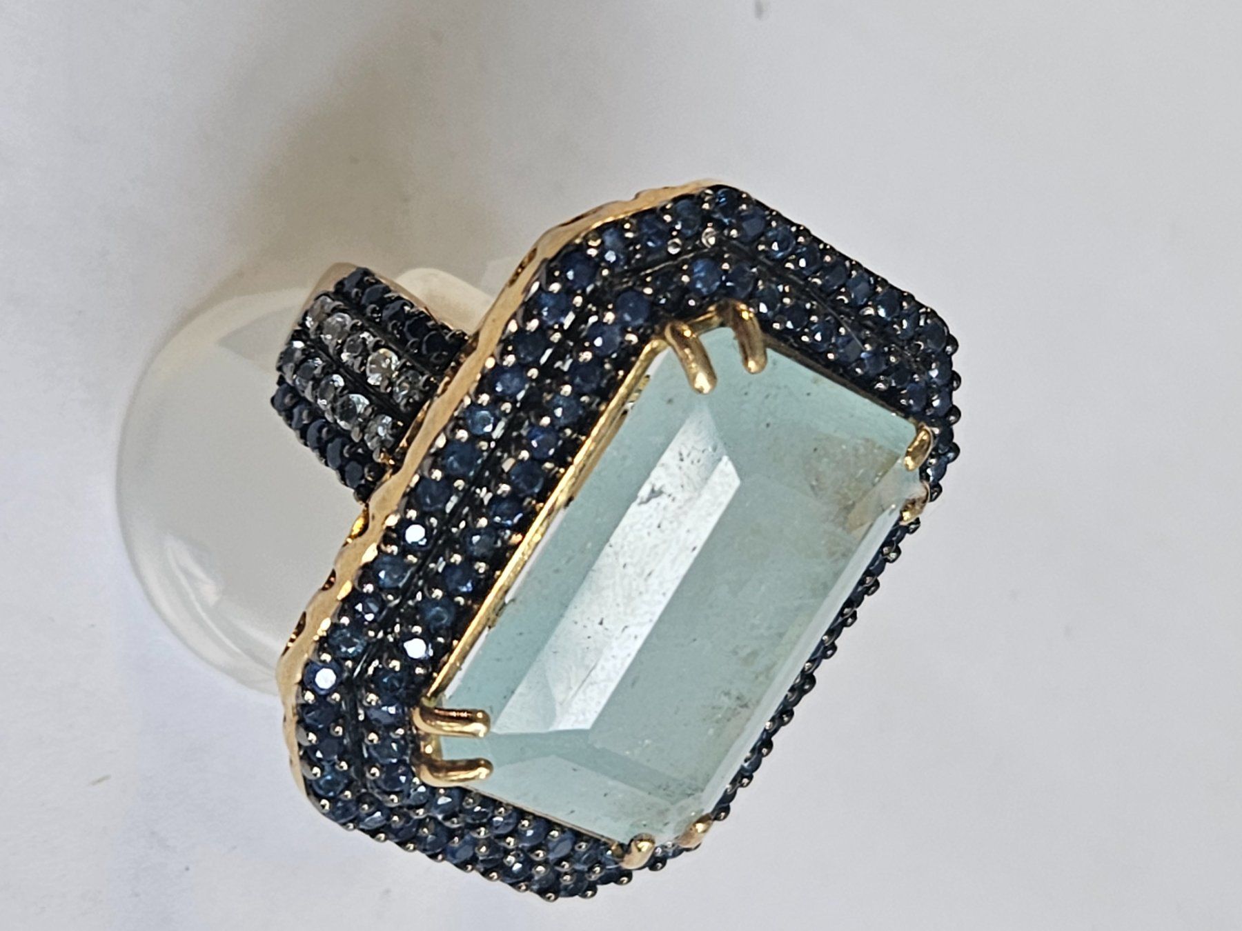 Bagues: Aquamarin Safir Ring – Neuf (Voir description) à Zürich par benedikt12 6