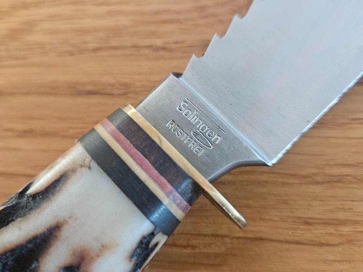 Solingen Accessori: Messer Solingen Rostfrei Hirschhorn – Usato da Bern venduto da Respirit 2