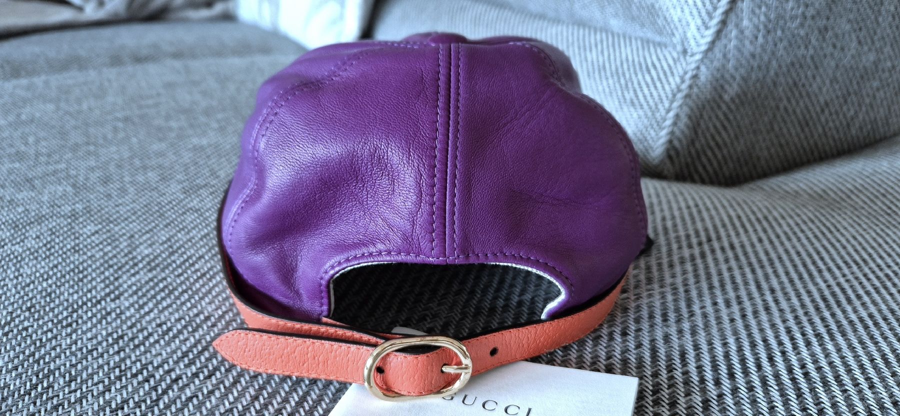 Gucci Copricapi, berretti & cappellini: Gucci Leder-Cap – Nuovo e nell'imballaggio originale da Herznach venduto da DieMartin 2