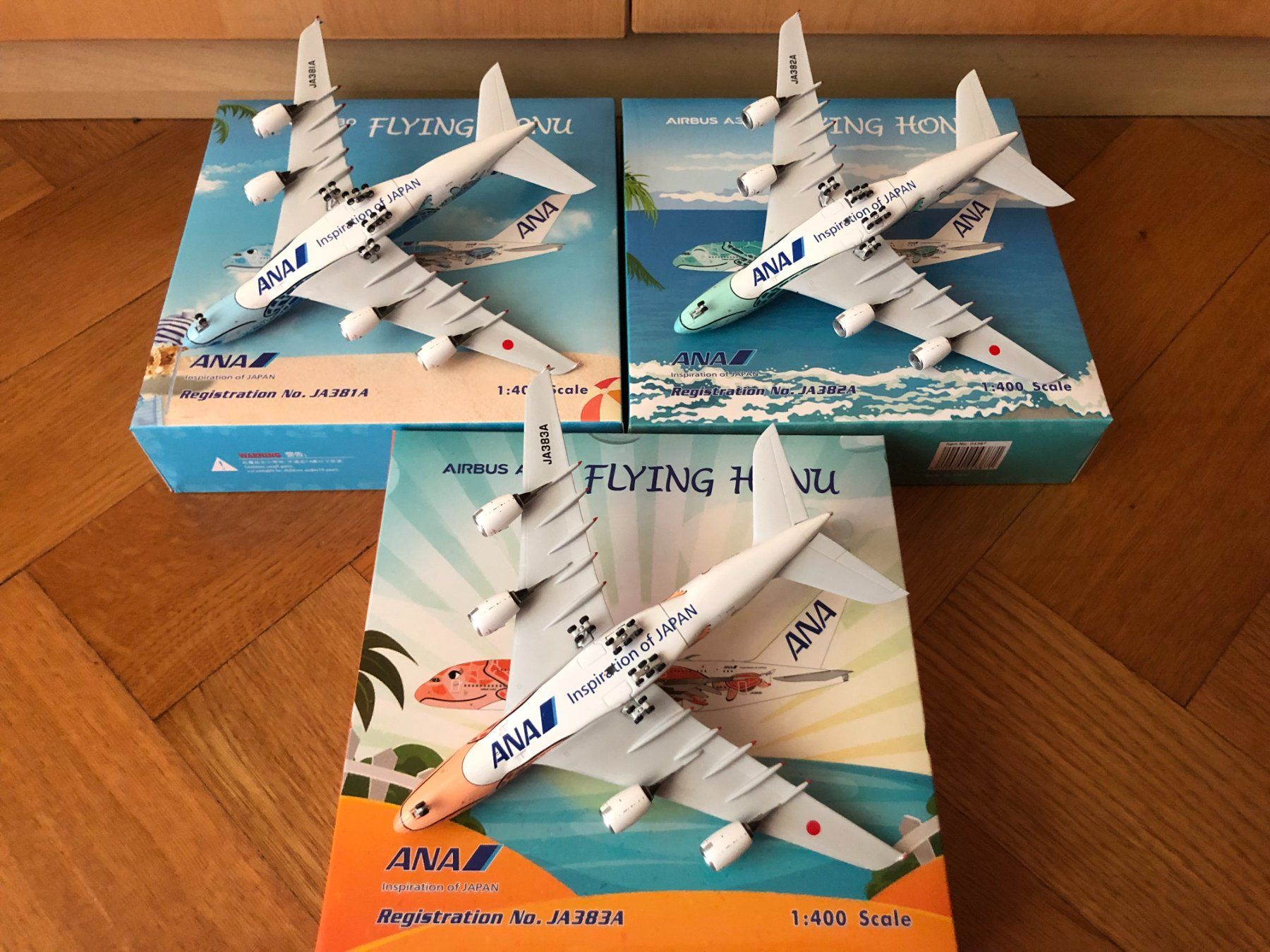 Kit di modellismo & Modellini statici: All Nippon Airways A380 Set - Phoenix 1/400 – Nuovo e nell'imballaggio originale da Genève venduto da SwissLX23 3