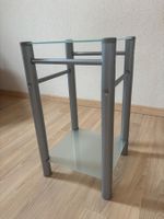 Elegantes Glas Tablar/Nachttisch