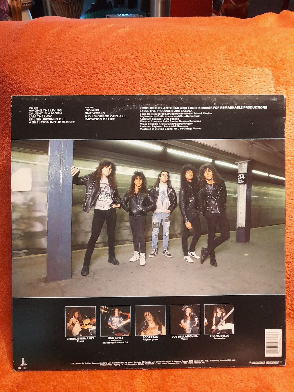 Dischi in vinile: rare Vinyl Schallplatte Anthrax CA 1987   – Nuovo (secondo la descrizione) da oekingen venduto da beauty1964 1