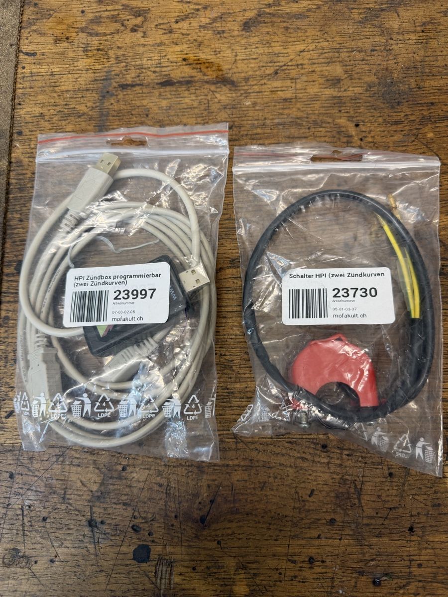 Puch Parti ricambio per ciclomotori: Puch Maxi HPI Tunebox mit 2 Zündkurven programmierbar – Usato da Uerkheim venduto da Phuber8 1