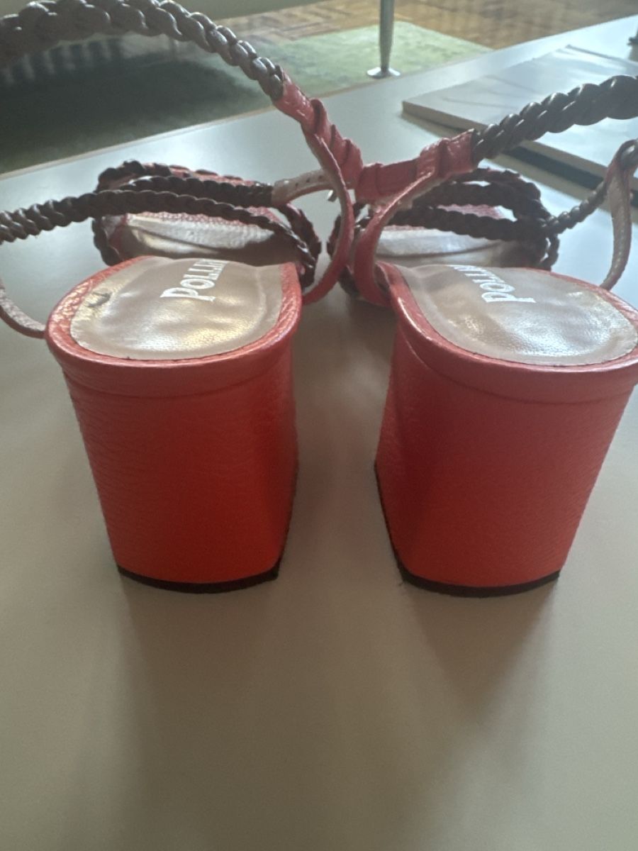 Chaussures femmes: Pollini Sandalen orange Leder Grösse 39  – D'occasion à Zürich par nic_tg6l 3