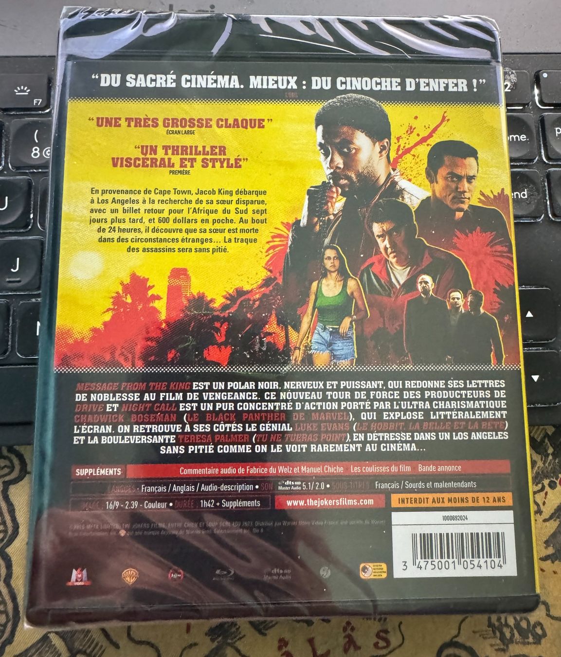 Tutti i DVDs: Message from the King (2016) - Blu-ray – Nuovo e nell'imballaggio originale da Semsales venduto da __Florian__ 2