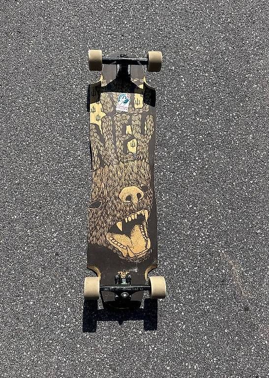 Skateboards: Oldschool Downhill Skateboard "Honeybatcher" von Root – Usato da Flims Dorf venduto da Ninsk