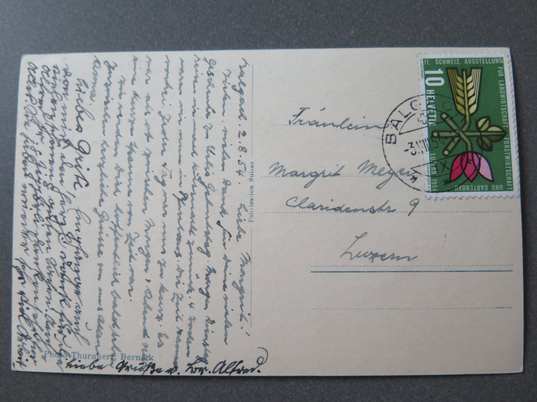Cartoline postali: BALGACH - EVANG. PFARRHAUS – Usato da Wittenbach venduto da lipasal 1