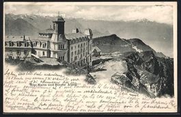 Rigi, Kulm, Ortsansicht mit Berner Alpen