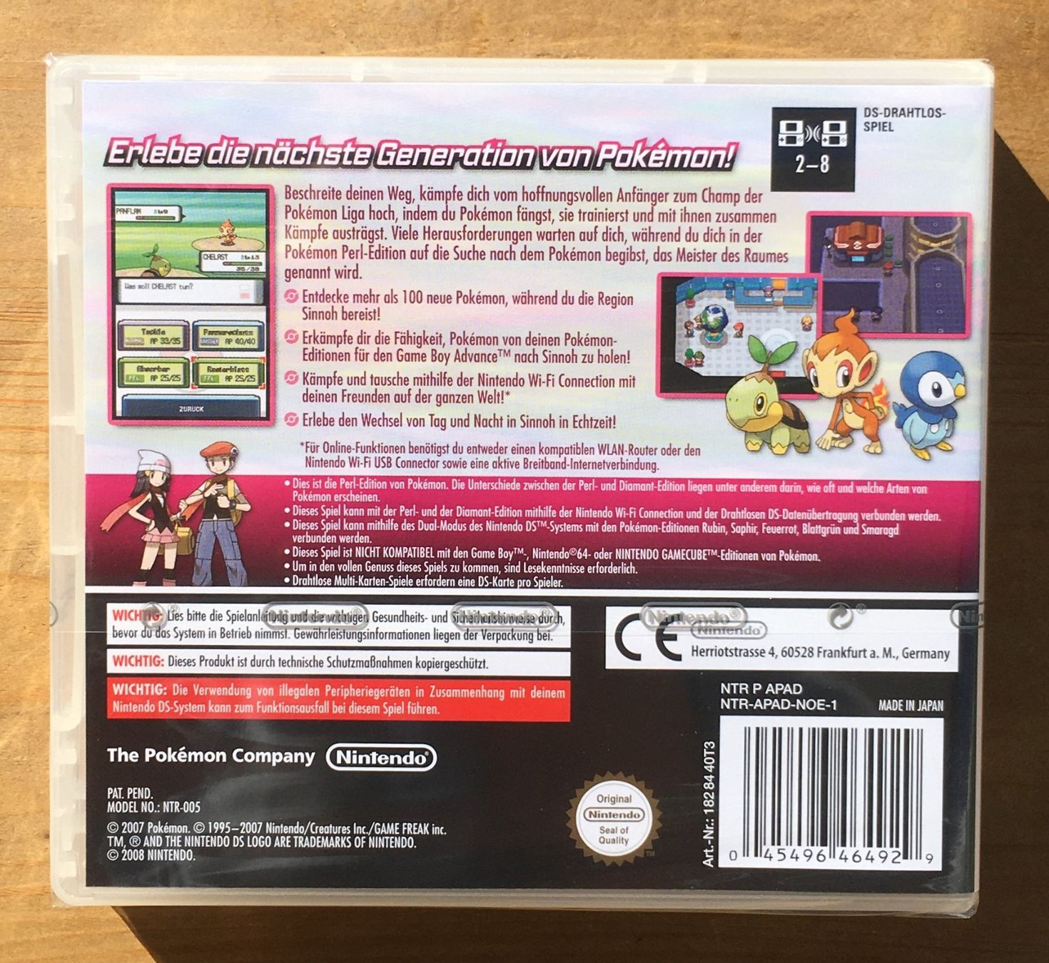 Nintendo Giochi: Pokémon Perl Nintendo DS Neu & Sealed – Nuovo e nell'imballaggio originale da Dornach venduto da Deco89 1