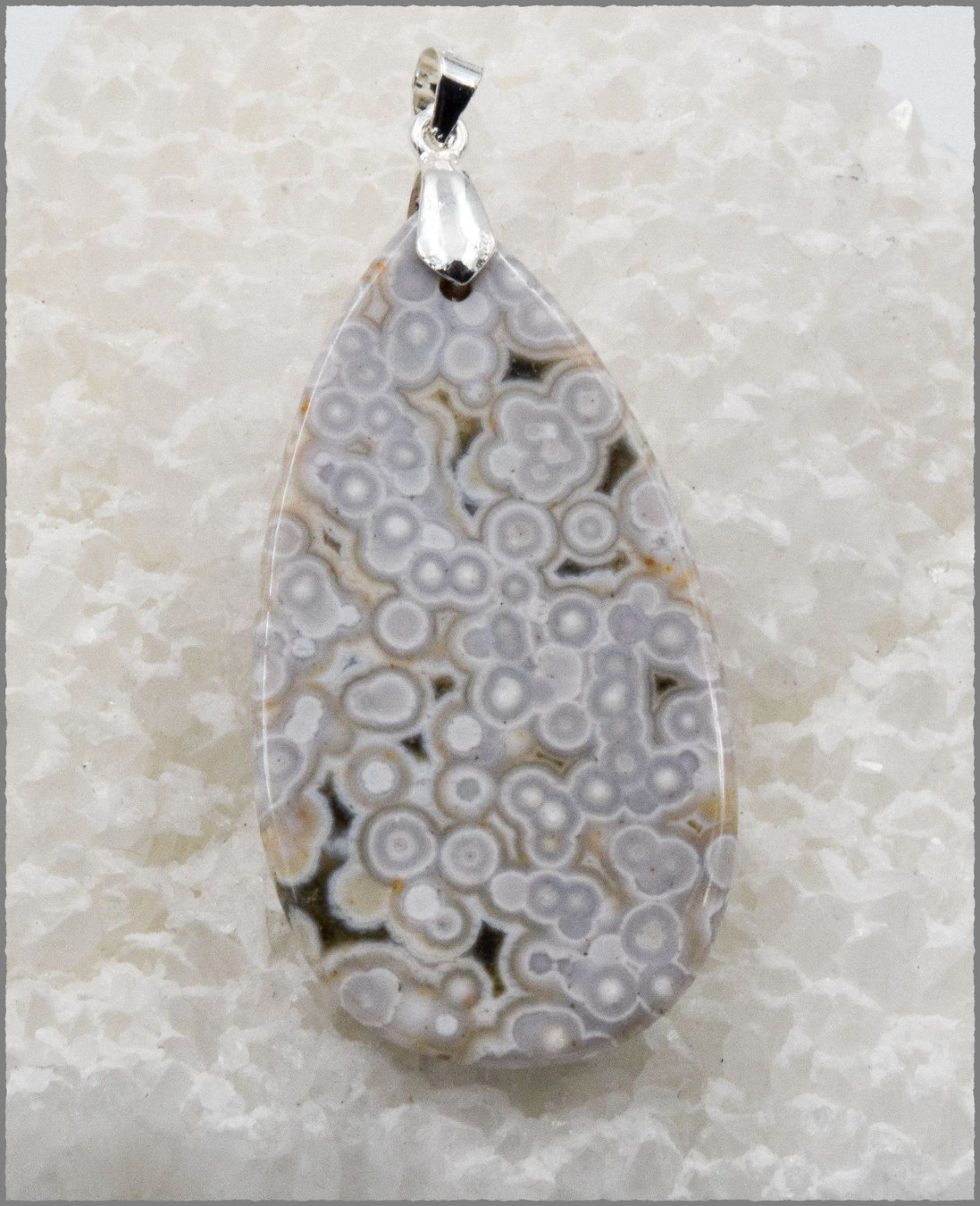 Ciondoli: ♛ OCEAN JASPER Anhänger 925 Silber – Nuovo e nell'imballaggio originale da Oberglatt ZH venduto da Hot-Spot 1