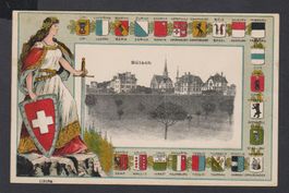 Bülach  ZH   :   alte Ansichtskarte von 1918