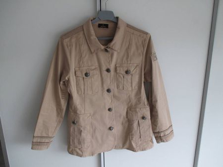Blazer im Safari-Stil, camel, Grösse 40, Marke Monari