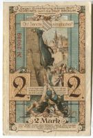 Notgeld "2 Mark. Beckum 1918".