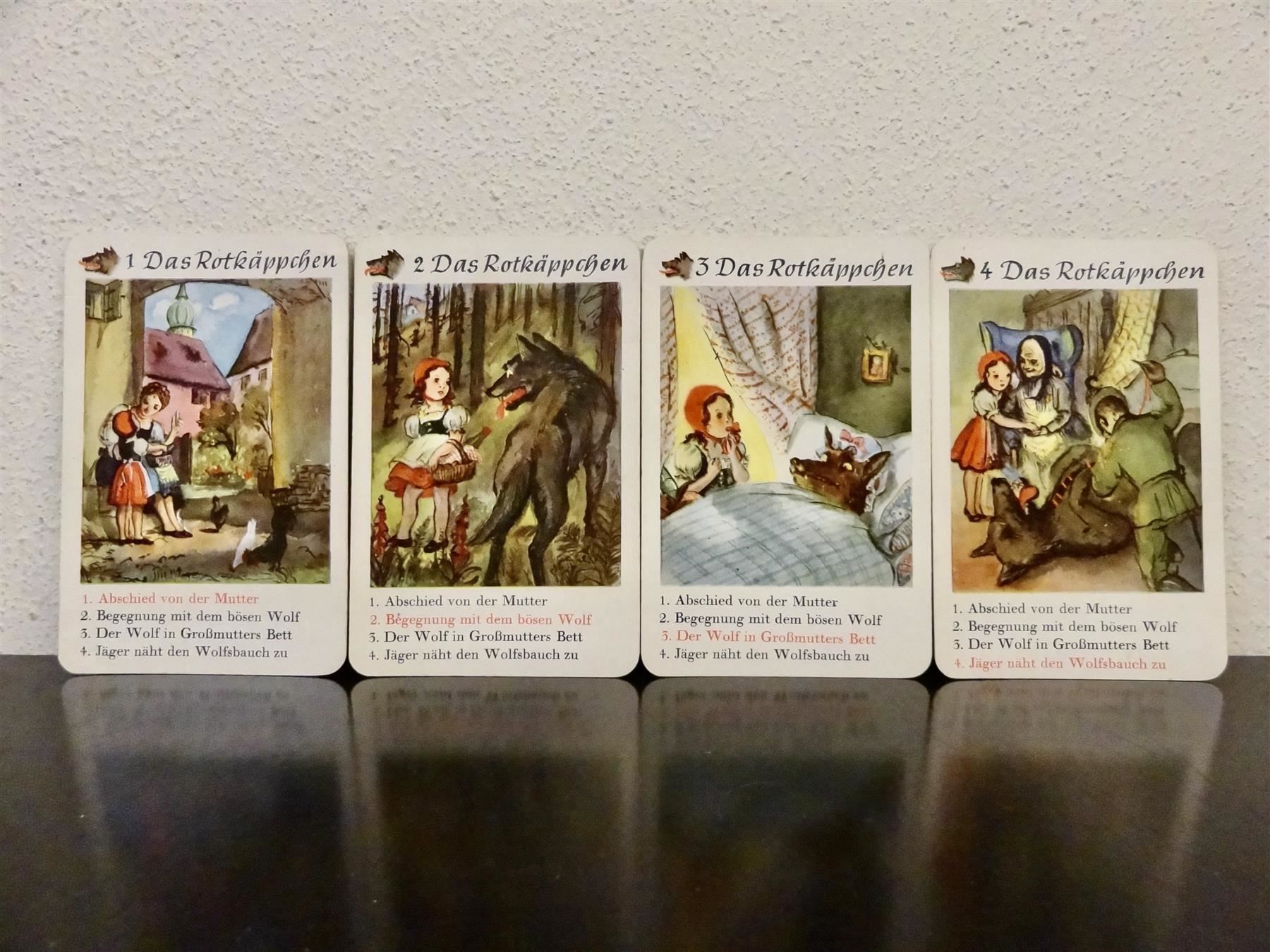 Giochi: schönes altes Quartett MÄRCHEN – Usato da Kerzers venduto da wisaundso 8