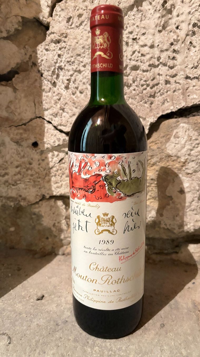 Mouton Rothschild Wein: Château Mouton-Rothschild 1989 – Neu und originalverpackt aus Biel/Bienne von Lintonson