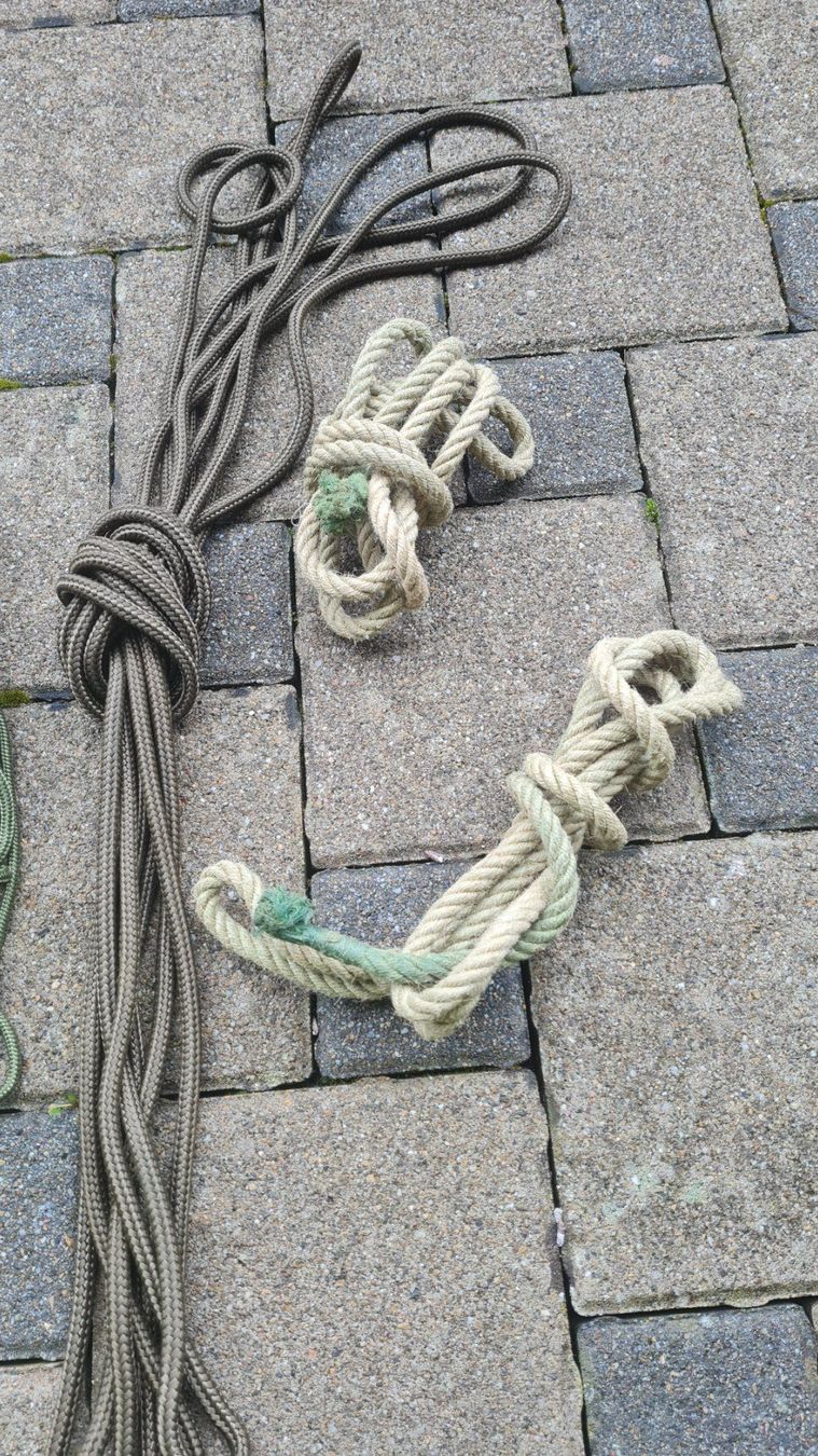 Schweizer Armee Uniformi: CH Armee / Div. Seile / Hanf / Nylon / verschiedene Längen – Usato da Safenwil venduto da Husqi2000 1