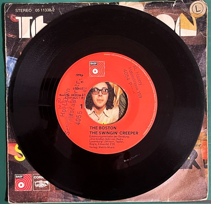 Dischi in vinile: Single: THE BOSTON - The Swinging Creeper – Usato da Frenkendorf venduto da Yard-Sale-2000