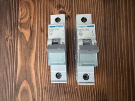 2 Leitungsschutzschalte Hager MBN013 B13 MCN006 C6 gebraucht