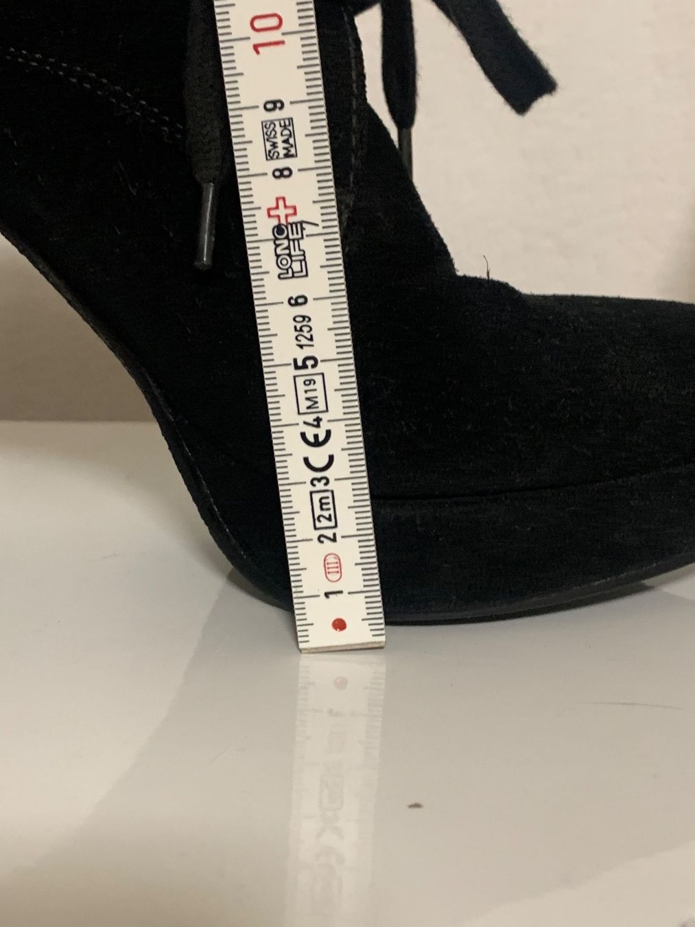 Benetton Scarpe da donna: BENETTON Compensées plateformes daim noir - taille 37 – Usato da Lausanne venduto da Xiaoxi 8