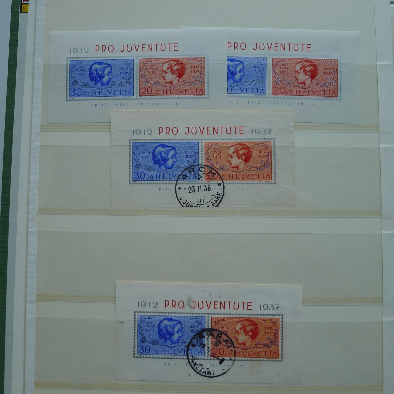 Alle Briefmarken: Sammlung Blöcke, Kat: 900.- – Gebraucht aus Ebikon von SilvioFreund 1