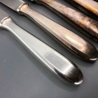 6 Tafelmesser versilbert Wellner  Preis ist für 6 Stk.
