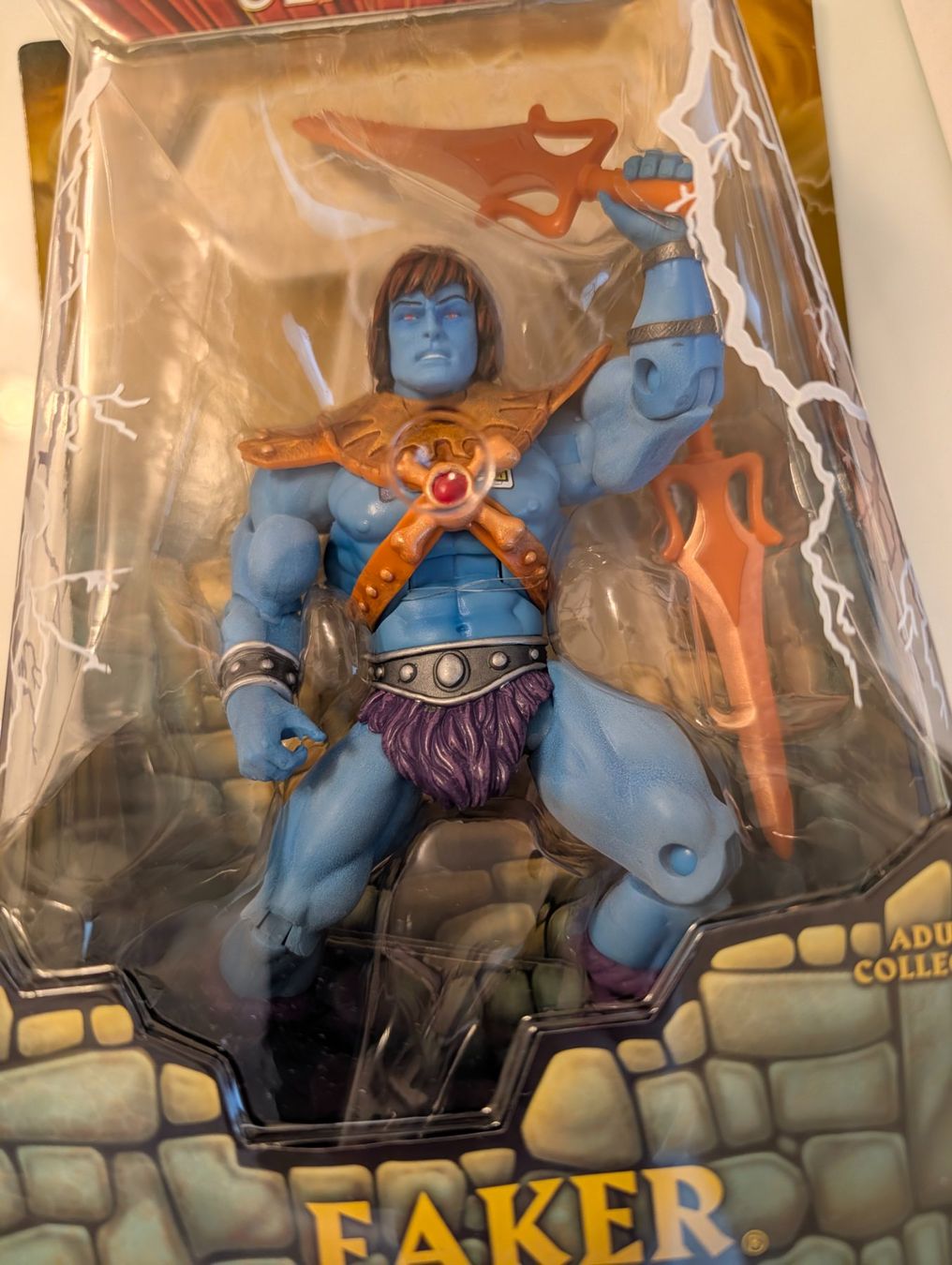 Masters of the Universe Statuette: Masters Classics: FAKER  Mattel (Erstauflage, OVP) – Nuovo e nell'imballaggio originale da Zürich venduto da x.25 1