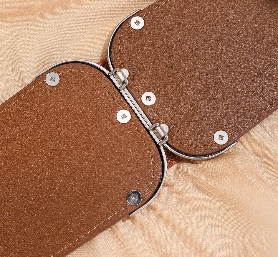 Cinture: Breiter elastischer Kirko Braun – Nuovo e nell'imballaggio originale da Lausanne venduto da FASHION-WORLD-SHOP 1