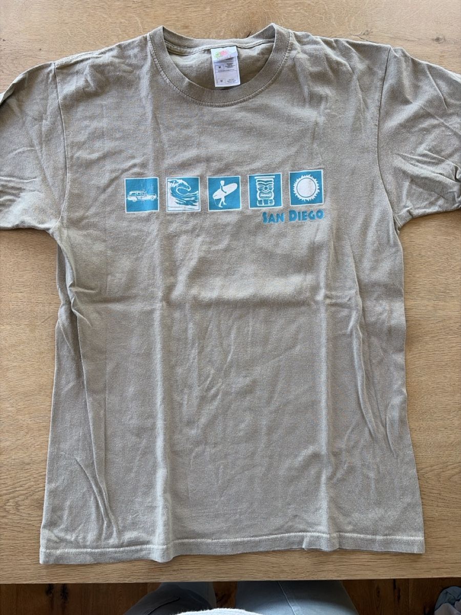 T-shirt: Vier T Shirts M , blau/beige – Usato da speicher venduto da danicole 3