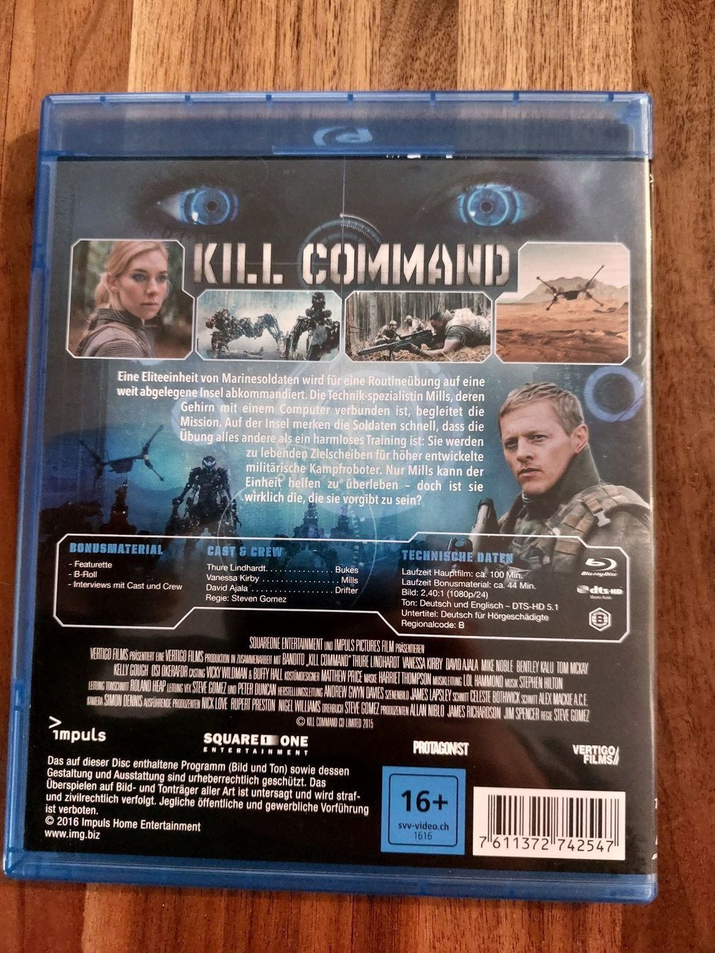 Tutti i DVDs: Blu Ray - Kill Command (2016) – Usato da Rheinfelden venduto da Onyx74 1