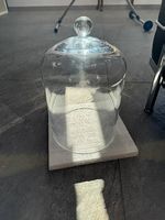 Glas Cloche / Glocke für Deko oder Speisenpräsentation