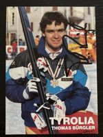 Autogrammkarte Thomas Bürgler, Tyrollia, Ski Alpin!