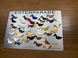 Magnetwand mit vielen Enten Magneten