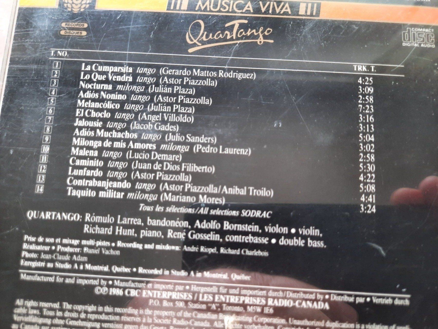 CDs: Cd Quartango - Viva Musica  – Gebraucht aus Pully von bro_n52j 2
