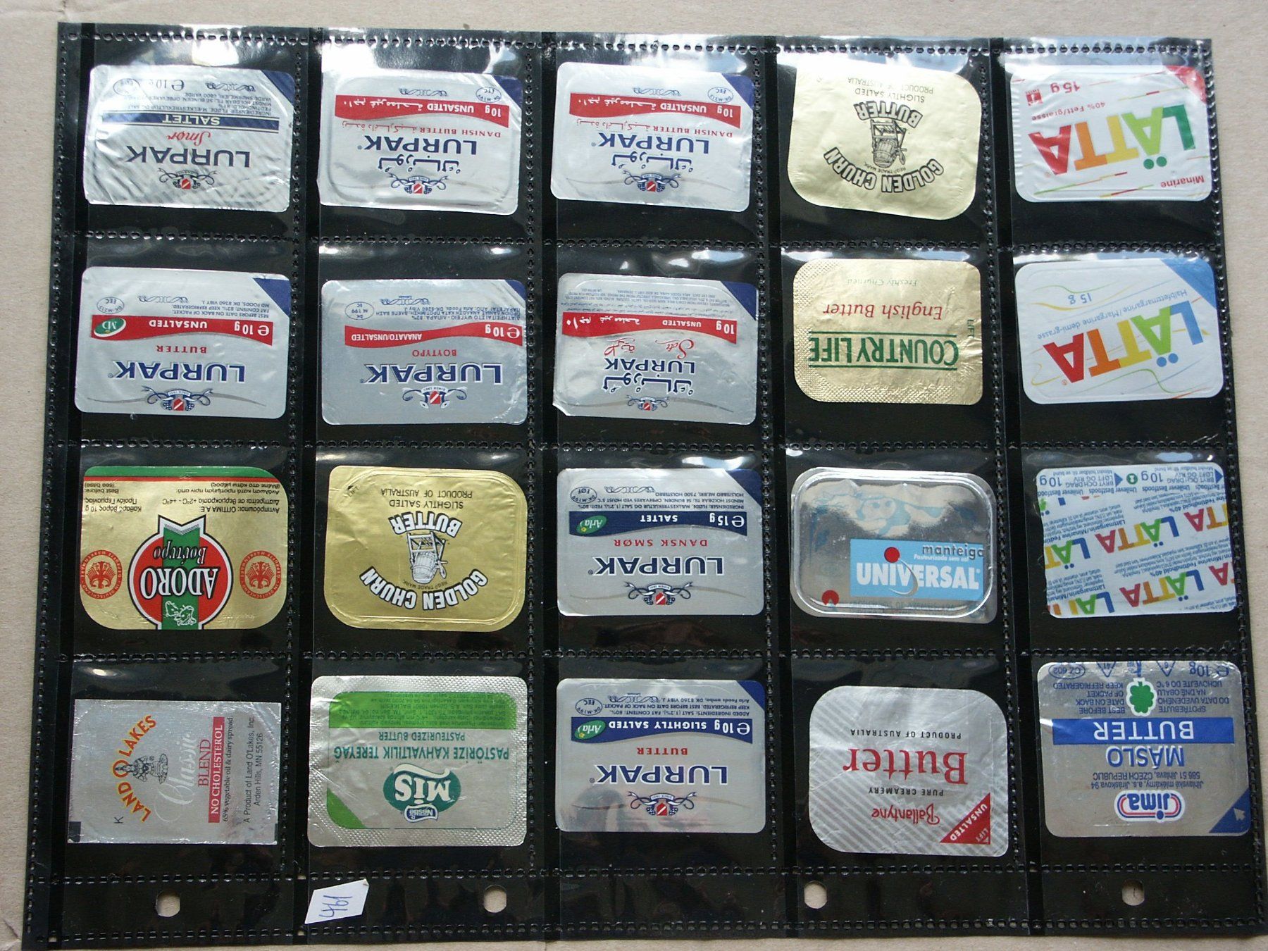 Kaffeerahmdeckel: 40   verschiedene               Butterdeckeli – Gebraucht aus Niederglatt ZH von herzblatt5449