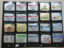 40   verschiedene               Butterdeckeli