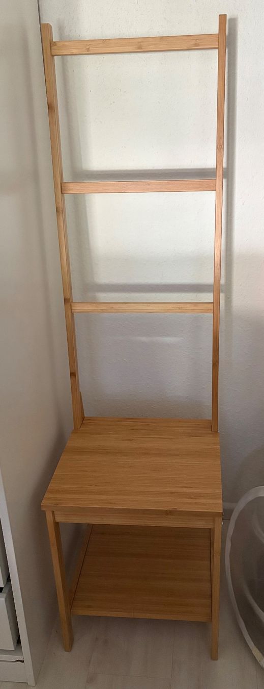 Sedie: Leiterregal Bambus Holz Sitzfläche und Ablage – Usato da Basel venduto da mar_wvh2