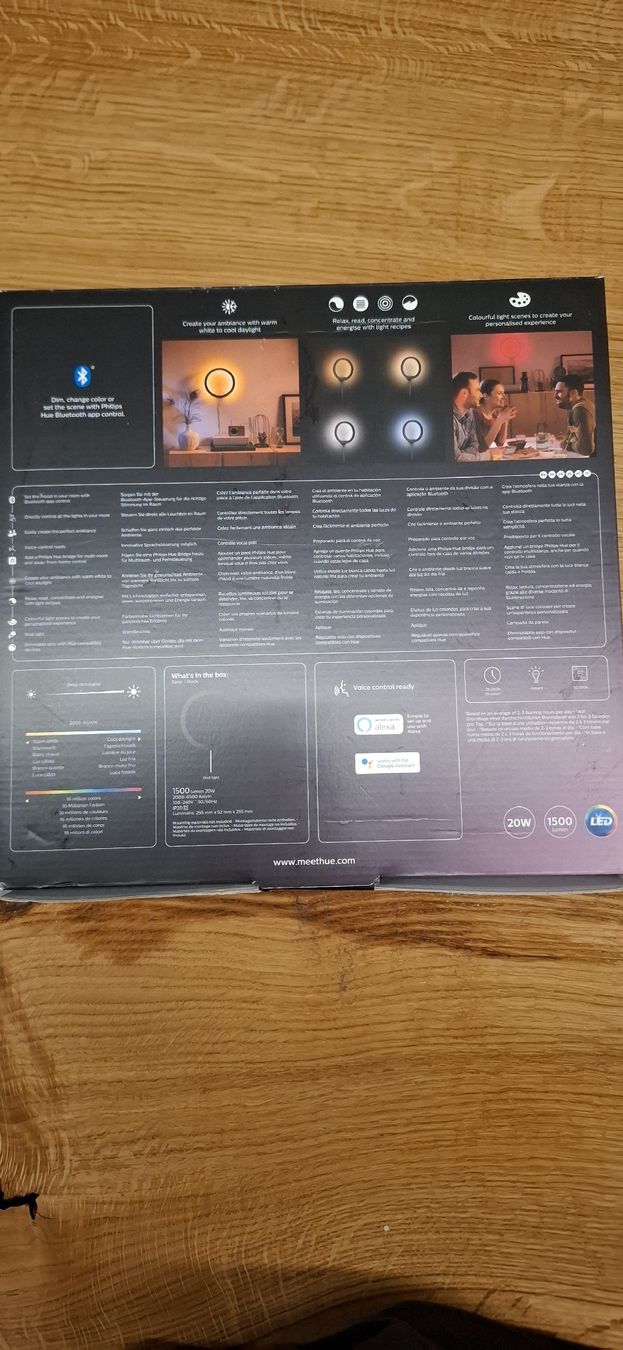 Philips Lampade: Philips Hue Sana Wandleuchte – Usato da Guntershausen venduto da Jtattoo 2